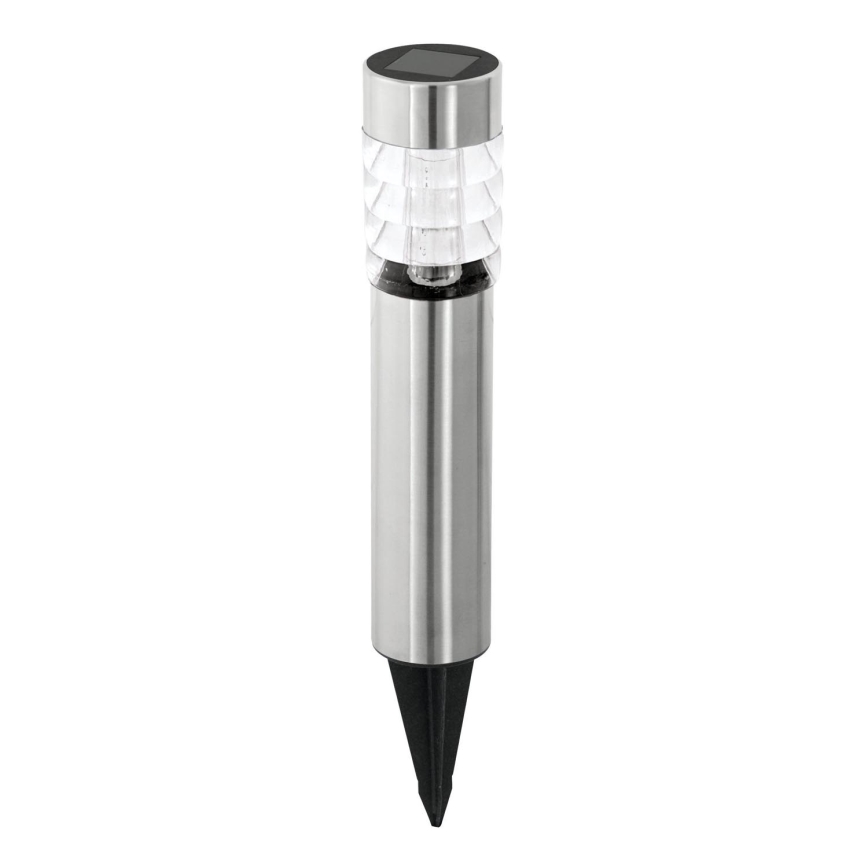 Eglo 48581 - Solcellelampe LED/0,06W/1,2V 100 mAh IP44 mat krom