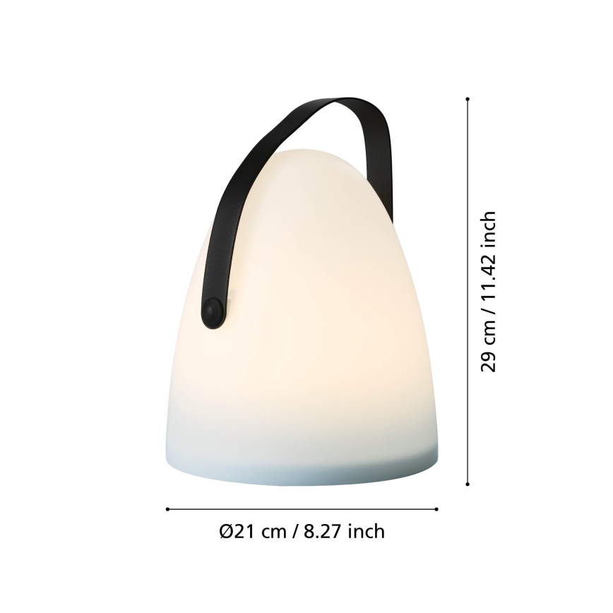 Eglo 48841 - Udendørs LED bordlampe COLLIRADOS LED/3xAA IP44