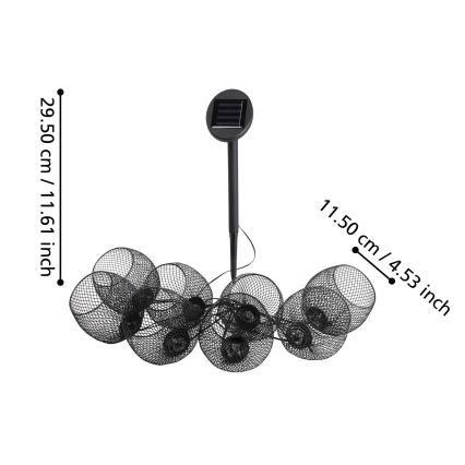 Eglo 48964 - LED solcelle-lyskæde 8xLED/3 m 600 mAh IP44