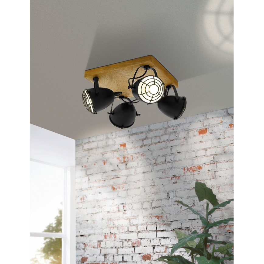 Eglo 49079 - GATEBECK spotarmatur 4xE14/40W/230V