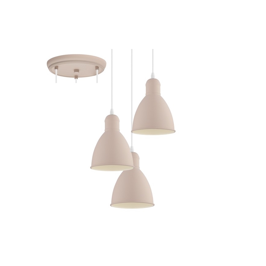 EGLO 49084 - Pendel PRIDDY-P 3xE27/60W/230V