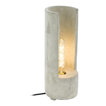 Eglo 49112 - Bordlampe LYNTON 1xE27/60W/230V beton