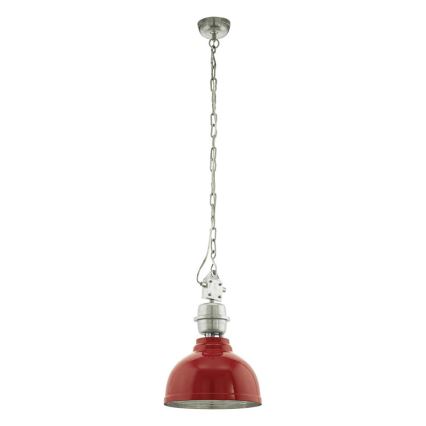 Eglo 49177 - Pendel m. kædeophæng GRANTHAM 1xE27/60W/230V