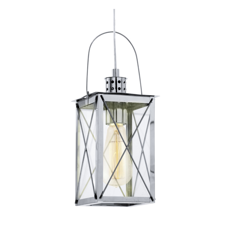 Eglo 49212 - Lysekrone DONMINGTON 1xE27/60W/230V