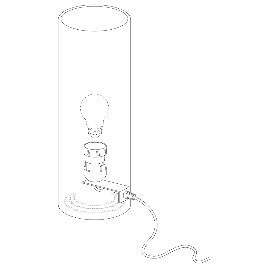 Eglo - Bordlampe 1xE27/60W/230V