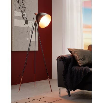 Eglo - Gulvlampe 1xE27/60W/230V