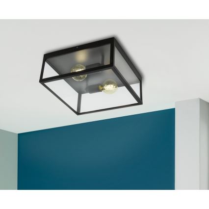 Eglo - Loftlampe 2xE27/60W/230V