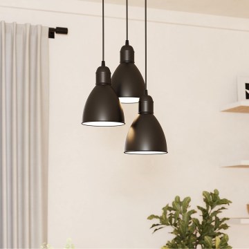 Eglo 49465 - Lysekrone PRIDDY 3xE27/60W/230V