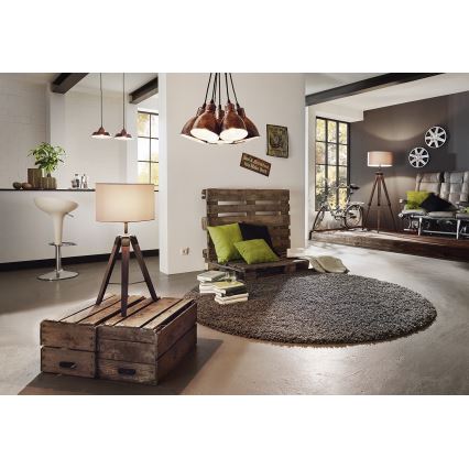 Eglo 49494 - Lysekrone PRIDDY 1 7xE27/60W/230V