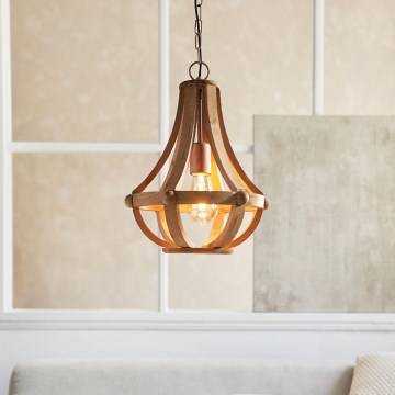 Eglo 49724 - KINROSS lysekrone med kæde, 1x E27/60W