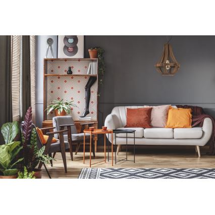 Eglo 49724 - KINROSS lysekrone med kæde, 1x E27/60W