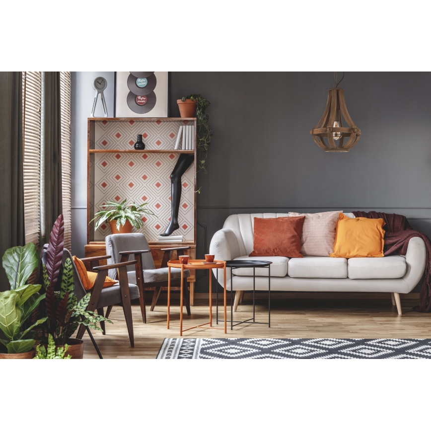 Eglo 49724 - KINROSS lysekrone med kæde, 1x E27/60W