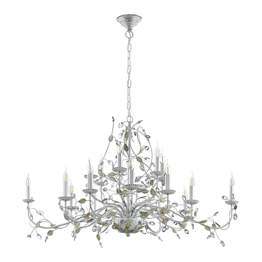 Eglo 49828 - Lysekrone i kæde FLITWICK 1 15xE14/40W/230V