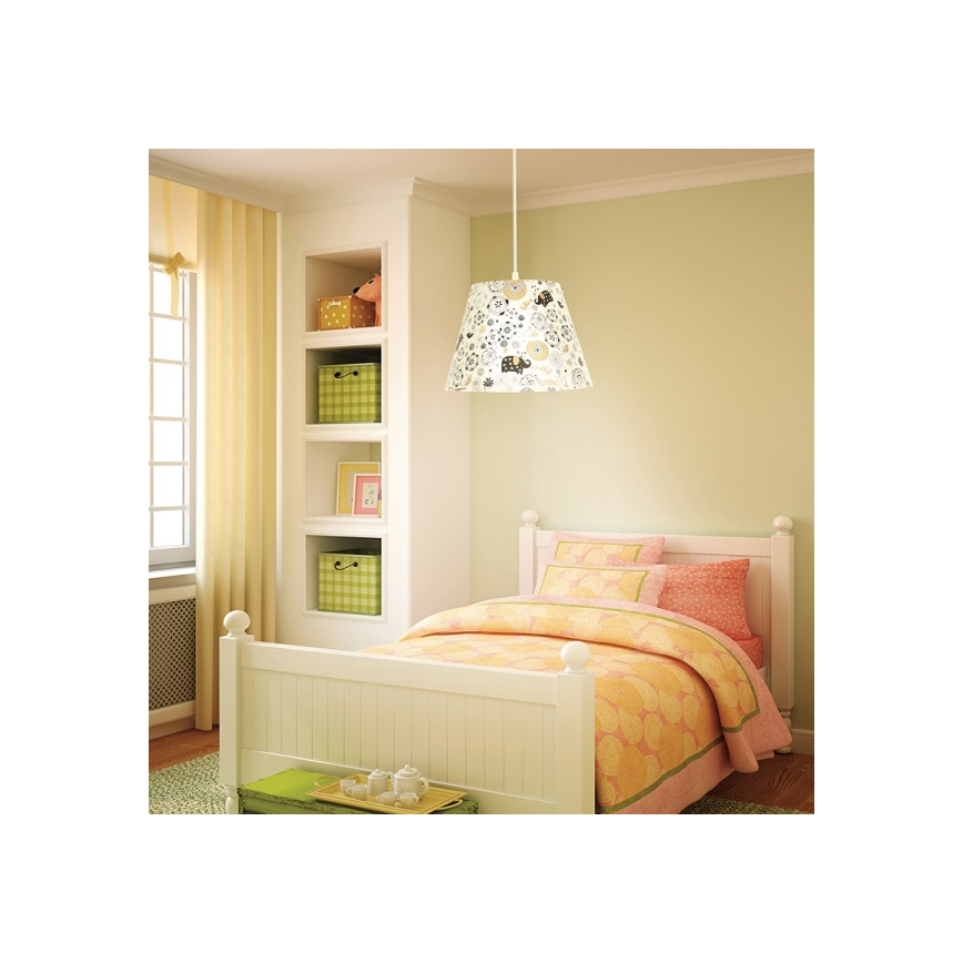 Eglo 54459 - Lysekrone i en snor MOLOVE 1xE27/60W/230V