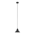 Eglo 54514 - LED-hængelampe med kabel 1xE27/6W/230V sort