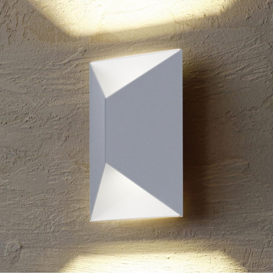 Eglo 54603 - Udendørs LED væglampe PREDAZZO 2xLED/2,5W/230V IP44