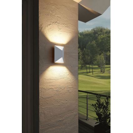 Eglo 54603 - Udendørs LED væglampe PREDAZZO 2xLED/2,5W/230V IP44