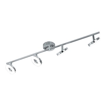 Eglo 54676 - LED-spot 4xLED/6W/230V mat krom