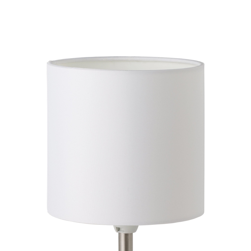 Eglo 54744 - Bordlampe ANADIA 1xE14/40W/230V hvid/mat krom