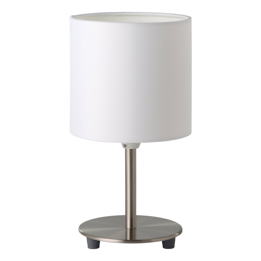 Eglo 54744 - Bordlampe ANADIA 1xE14/40W/230V hvid/mat krom