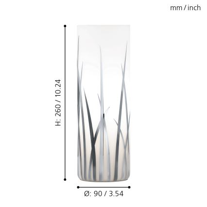Eglo 54886 - LED bordlampe 1xE27/6W/230V 3000K