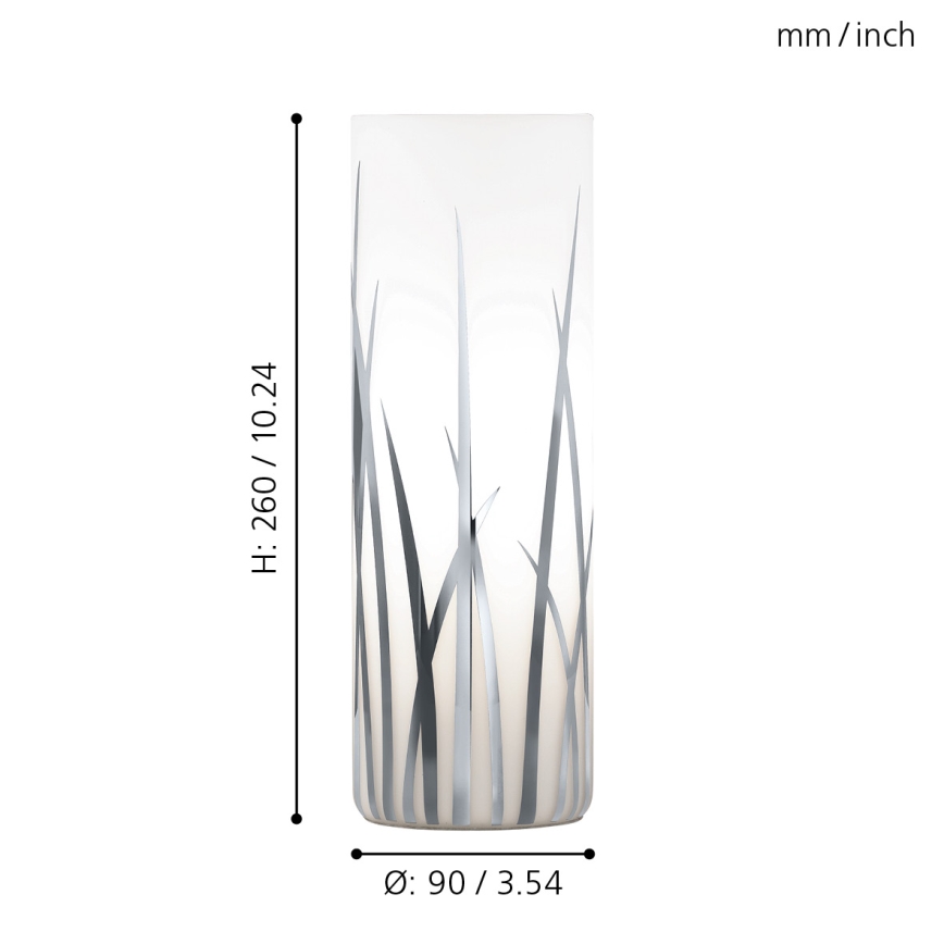 Eglo 54886 - LED bordlampe 1xE27/6W/230V 3000K