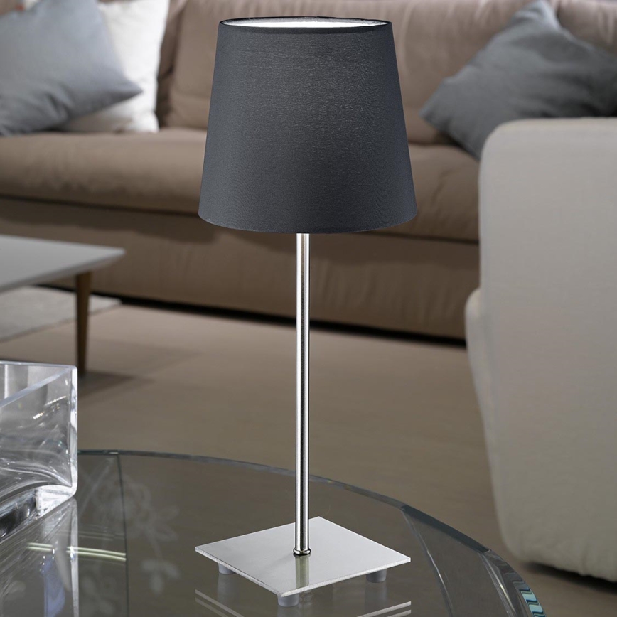 Eglo 54906 - LED bordlampe 1xE14/6W/230V grå/mat krom