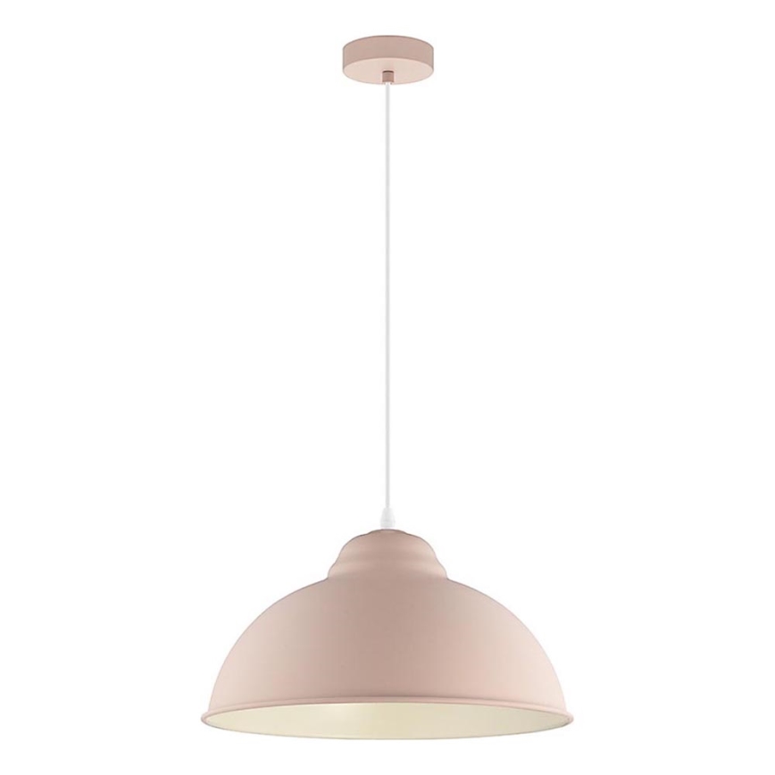 Eglo 54964 - Pendel TRURO-P 1xE27/60W/230V lyserød