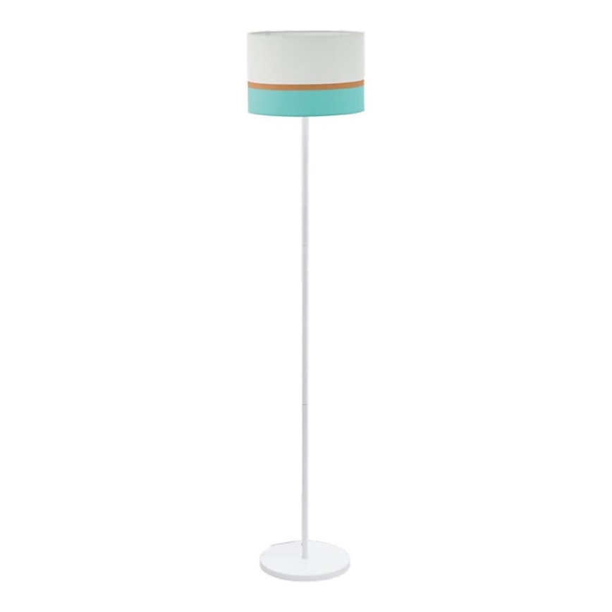 Eglo 55083 - LED gulvlampe 1xE27/10W/230V 3000K hvid/turkis