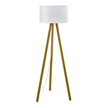 Eglo 55115 - LED-gulvlampe 1xE27/11W/230V bøg