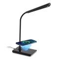 Eglo 55122 - LED dæmpbar bordlampe med trådløs opladning LED/5,5W/230V sort