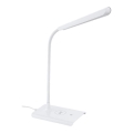 Eglo 55123 - LED-dæmpbar bordlampe med trådløs opladning LED/5,5W/230V hvid