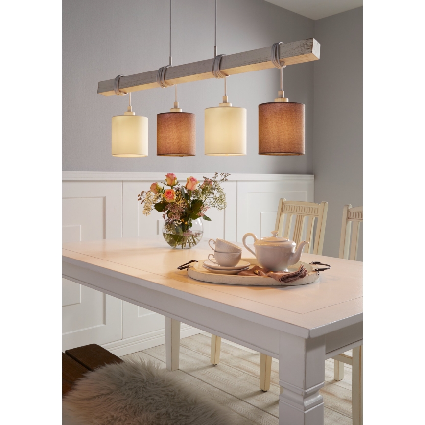 Eglo 55206 - Pendel TOWNSHEND 4xE27/60W/230V