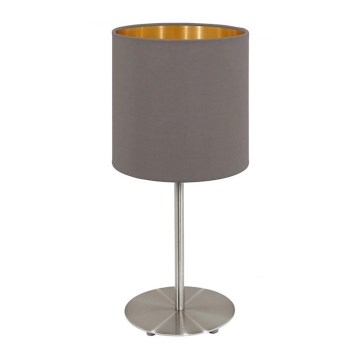Eglo 55214 - Bordlampe PASTERI 1xE14/40W/230V brun/kobber