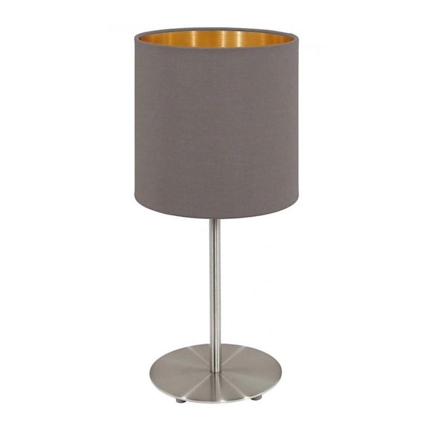 Eglo 55214 - Bordlampe PASTERI 1xE14/40W/230V brun/kobber