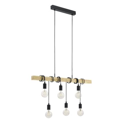 Eglo 55242 - Pendel TOWNSHEND 6xE27/60W/230V