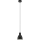 Eglo 55243 - Pendel på wire PRIDDY 1xE27/60W/230V sort