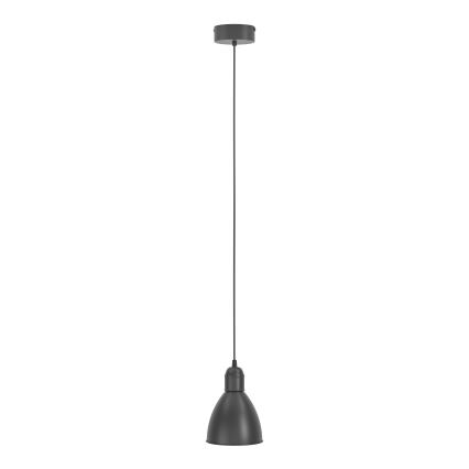 Eglo 55243 - Pendel på wire PRIDDY 1xE27/60W/230V sort