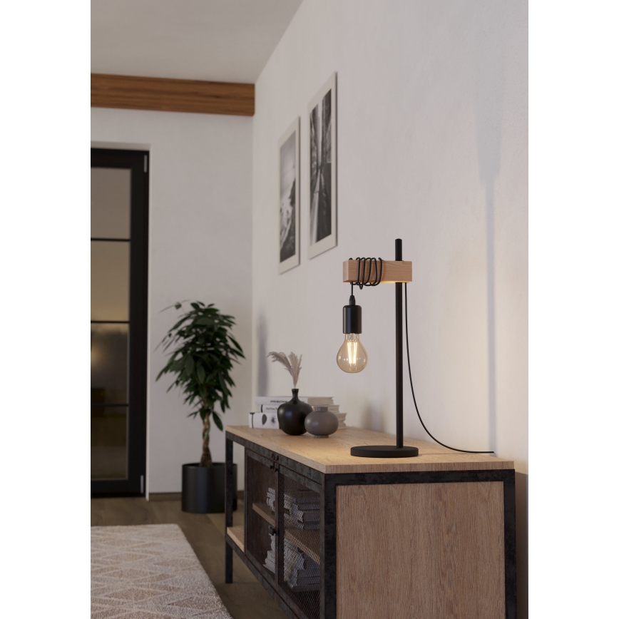 Eglo 55249 - Bordlampe TOWNSHEND 1xE27/10W/230V