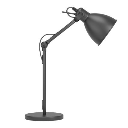 Eglo 55251 - Bordlampe PRIDDY 1xE27/40W/230V sort