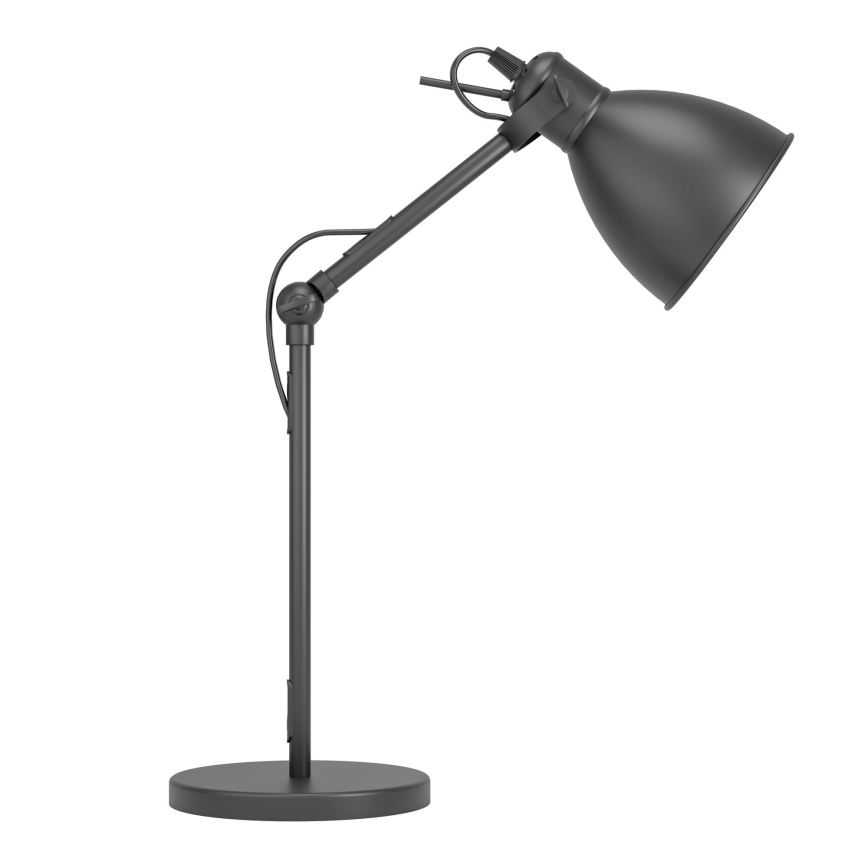 Eglo 55251 - Bordlampe PRIDDY 1xE27/40W/230V sort