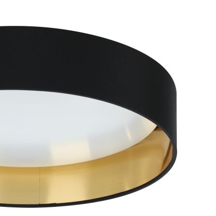 Eglo 55267 - LED-loftlampe MASERLO LED/16W/230V 3000K Ø 40,5 cm sort/kobber