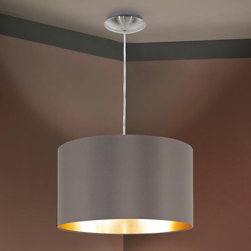 Eglo 55269 - Pendel MASERLO 1xE27/60W/230V brun