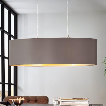 Eglo 55271 - Pendel MASERLO 2xE27/60W/230V brun