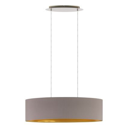 Eglo 55271 - Pendel MASERLO 2xE27/60W/230V brun