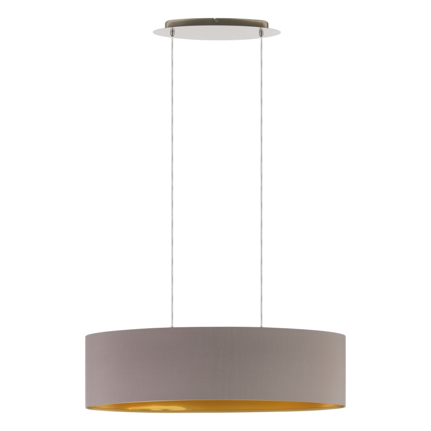 Eglo 55271 - Pendel MASERLO 2xE27/60W/230V brun