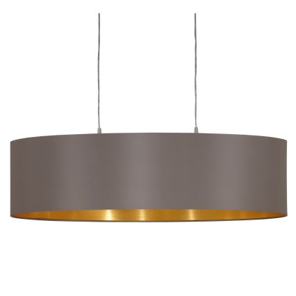 Eglo 55271 - Pendel MASERLO 2xE27/60W/230V brun