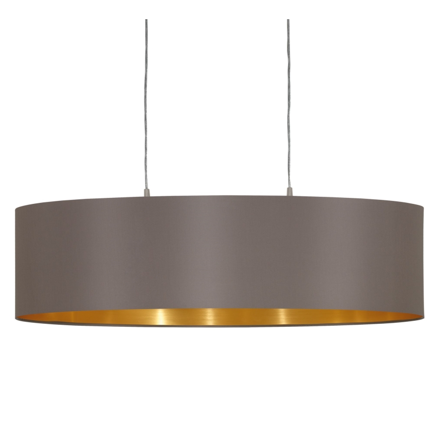 Eglo 55271 - Pendel MASERLO 2xE27/60W/230V brun