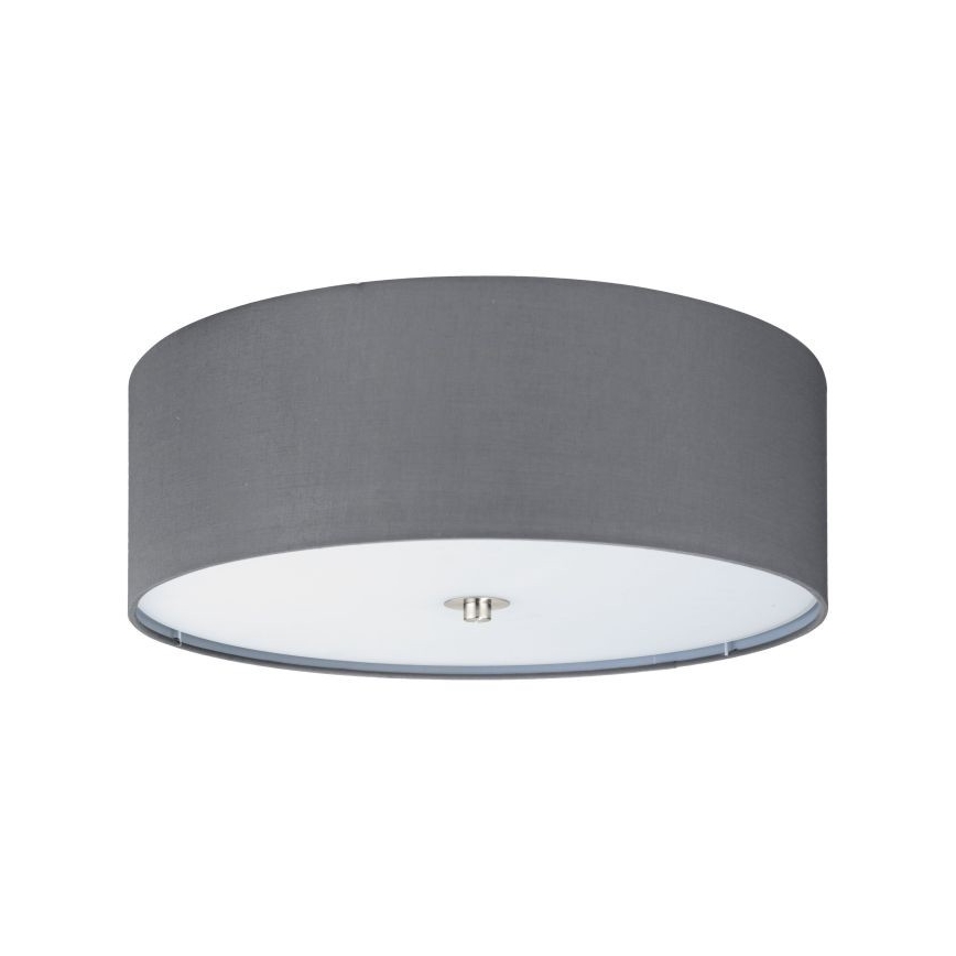 Eglo 55277 - Loftlampe PASTERI 3xE27/25W/230V Ø 47,5 cm grå