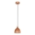 Eglo 55284 - Pendel på ledning CORETTO 1xE27/60W/230V kobberfarvet